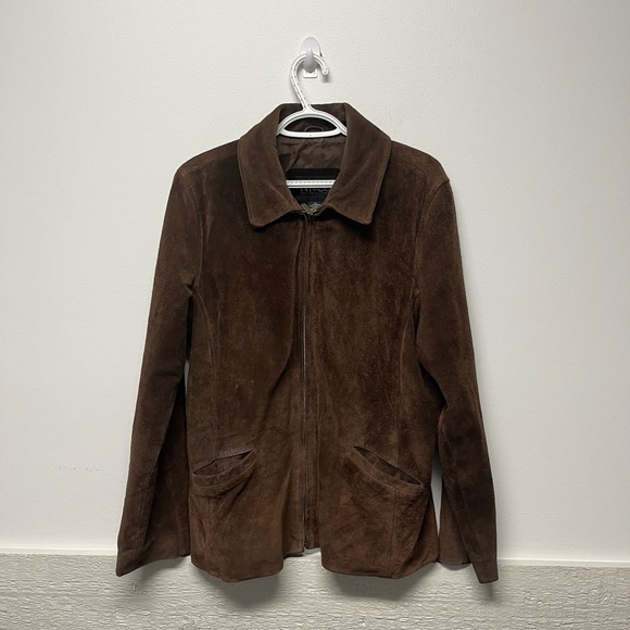 New York & Company Jackets & Blazers - Brown Leather Jacket